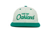 Oakland Pinstripe
    wool baseball cap indicator