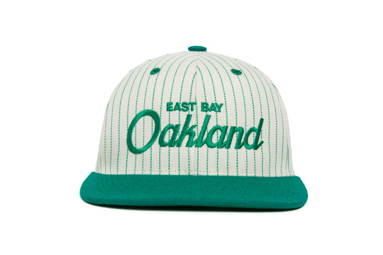 Oakland Pinstripe wool baseball cap