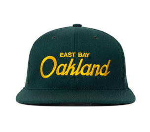 East Bay Oakland wool baseball cap