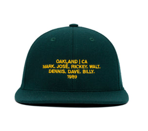 Oakland 1989 Name wool baseball cap