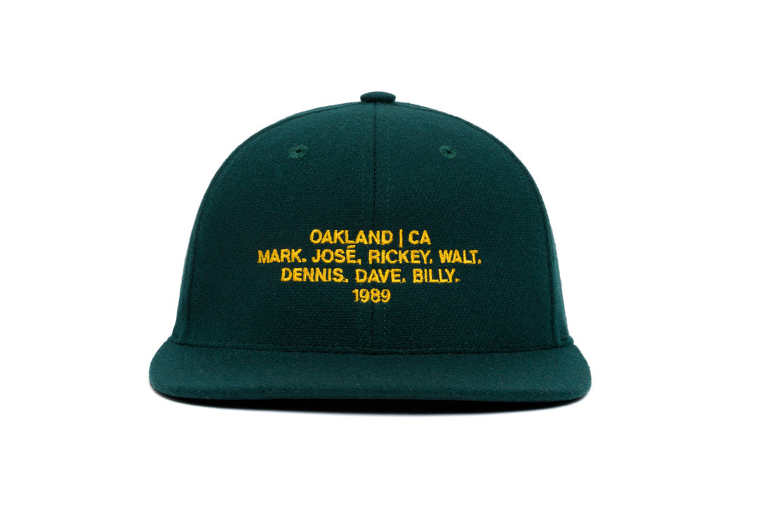 Oakland 1989 Name wool baseball cap