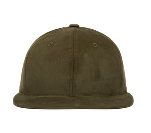 Clean Olive 21-Wale CORD wool baseball cap