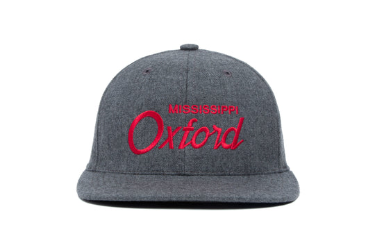 Oxford wool baseball cap