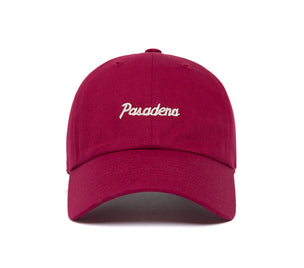 Pasadena Microscript Dad wool baseball cap