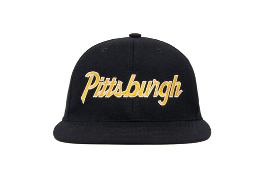Pittsburgh wool baseball cap