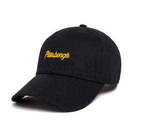 Pittsburgh Microscript Dad wool baseball cap