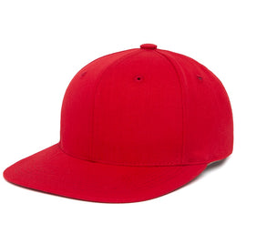 Clean Red Twill wool baseball cap
