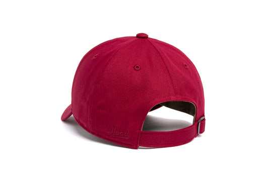Clean Red Dad Hat wool baseball cap
