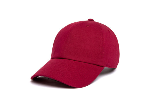 Clean Red Dad Hat wool baseball cap