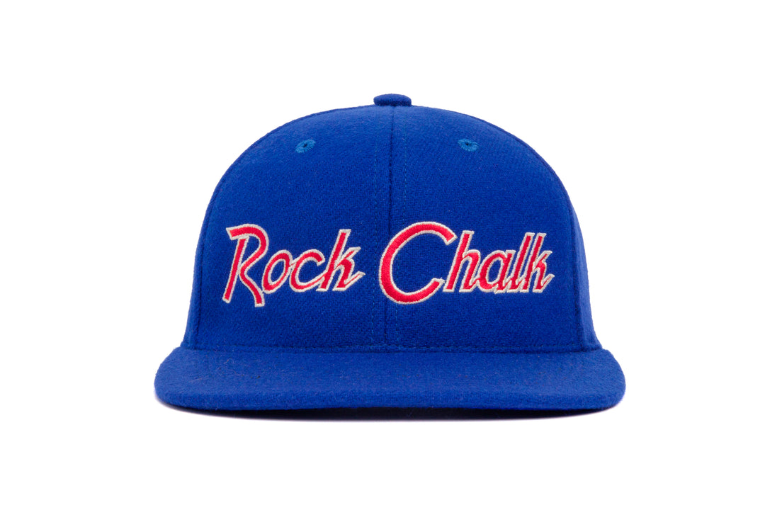 Rock Chalk wool baseball cap