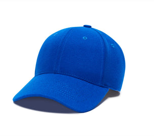 Clean Royal Snapback Curved Wool wool baseball cap