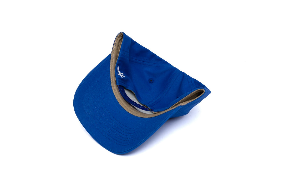 Clean Royal Brushed Twill 5-Panel wool baseball cap