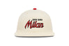 Milan
    wool baseball cap indicator