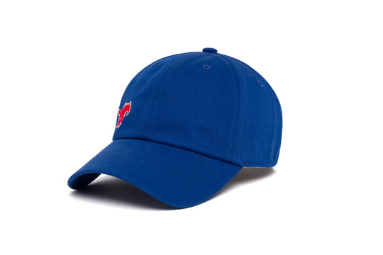 SMU Offset Logo Chain Dad wool baseball cap