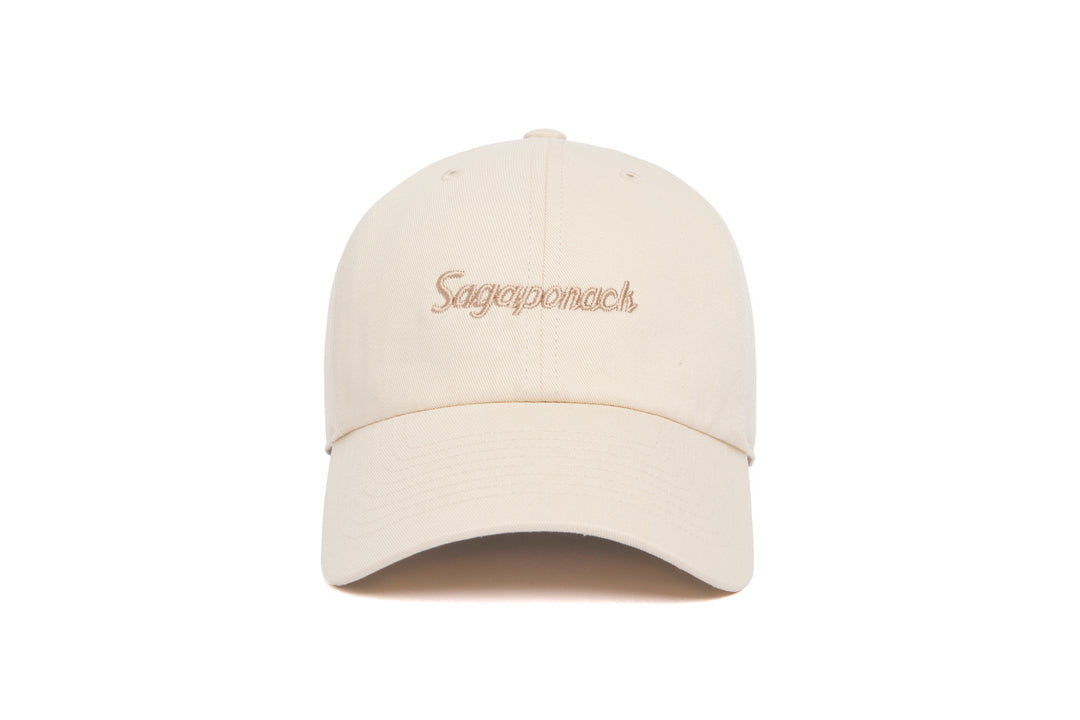 Sagaponack Microscript Dad wool baseball cap