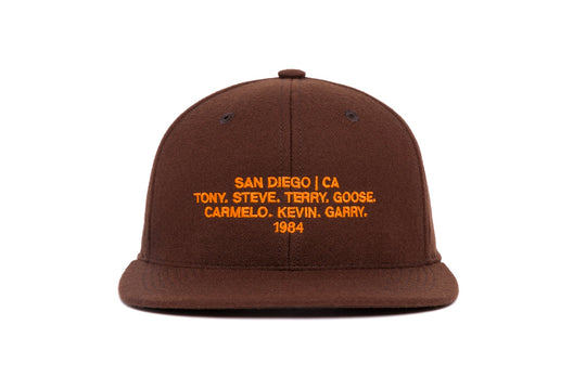 San Diego 1984 Name II wool baseball cap