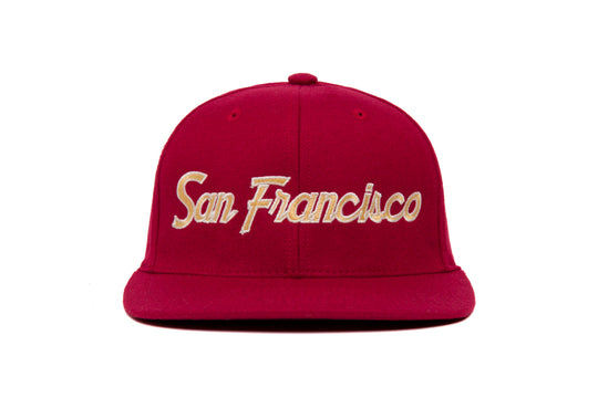 San Francisco wool baseball cap
