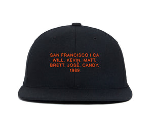 San Francisco 1989 Name wool baseball cap