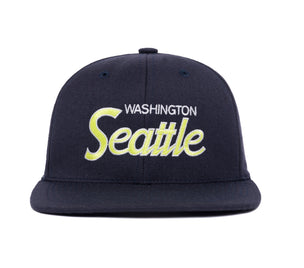 Seattle wool baseball cap