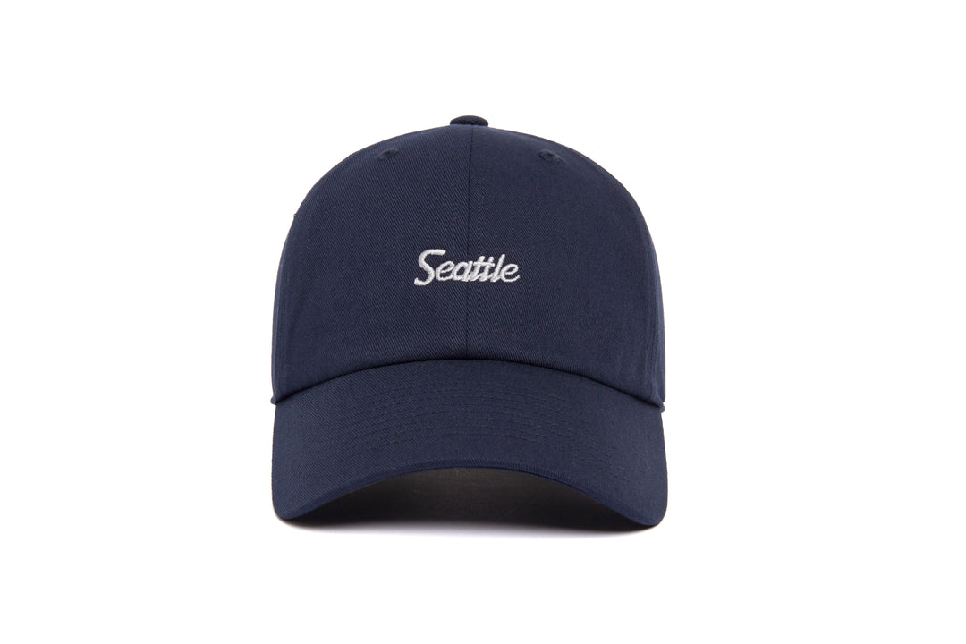 Seattle Microscript Dad wool baseball cap