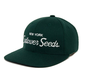 Sunflower Seeds wool baseball cap