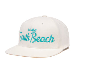 South Beach wool baseball cap