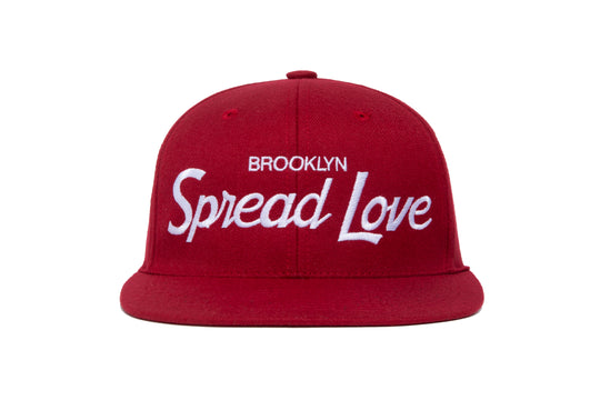 Spread Love III wool baseball cap