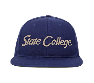 State College Chain Fitted wool baseball cap