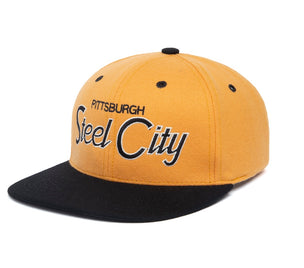 Steel City Two Tone wool baseball cap