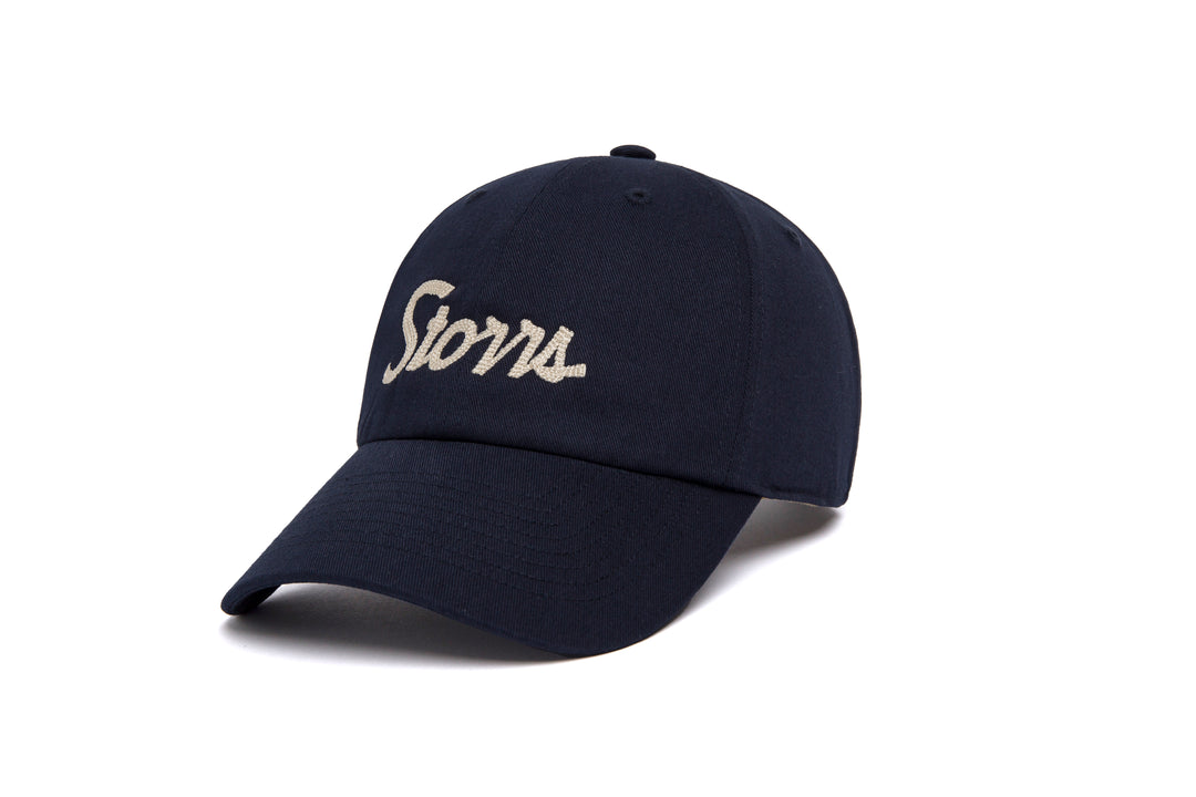 Storrs Chain Dad wool baseball cap