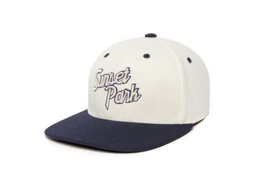 Sunset Park 3D Tilt Two Tone wool baseball cap