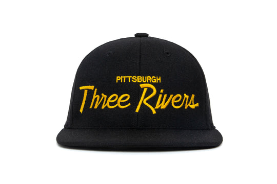 Three Rivers wool baseball cap