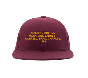 Washington 1991 Name wool baseball cap