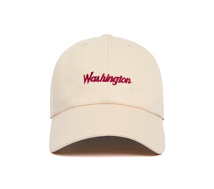 Washington Microscript Dad wool baseball cap