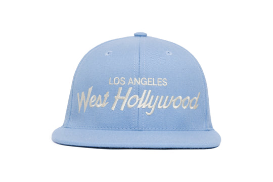 West Hollywood wool baseball cap