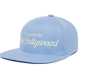 West Hollywood wool baseball cap