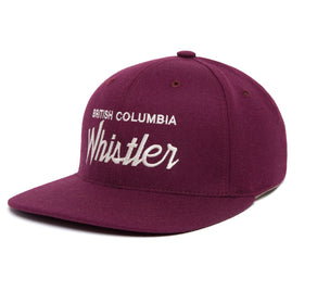 Whistler wool baseball cap