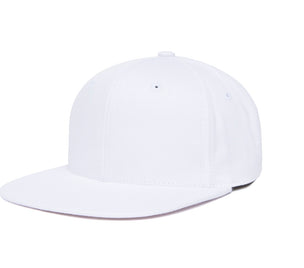 Clean White Twill wool baseball cap