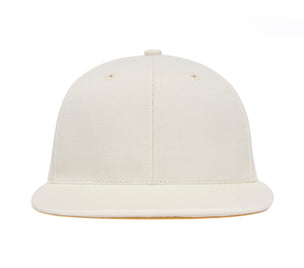 Clean White Gabardine wool baseball cap