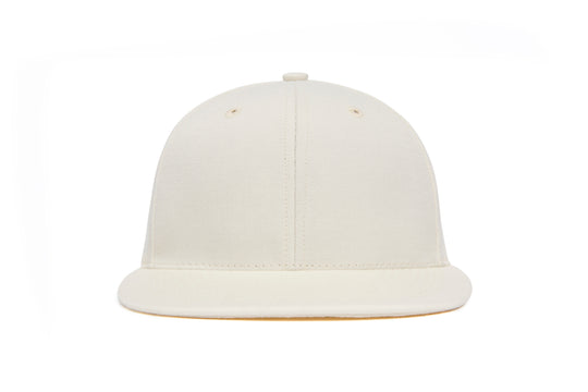Clean White Gabardine wool baseball cap