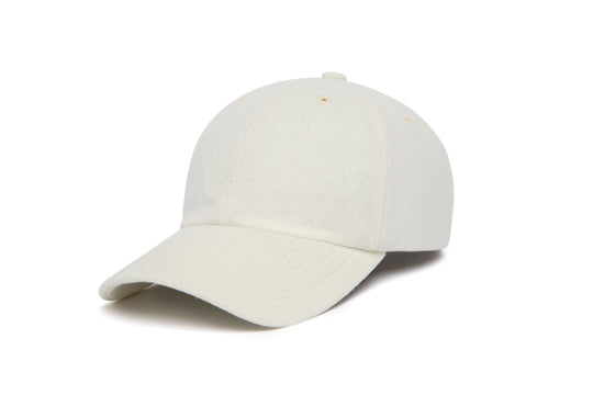 Clean White Wool Dad Hat wool baseball cap