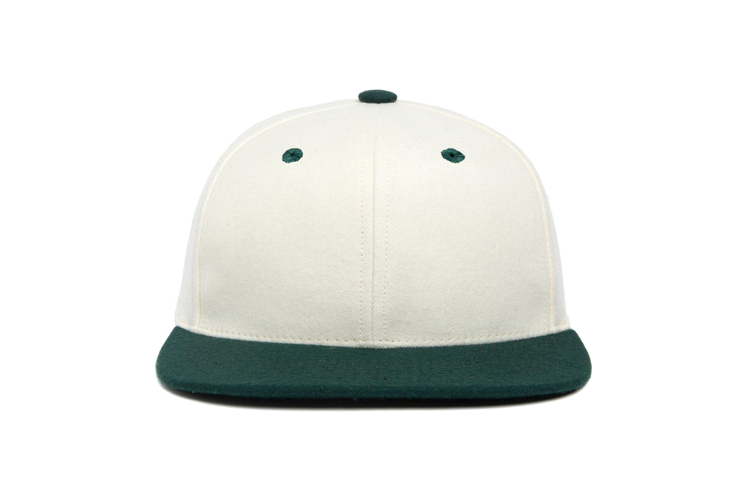 Clean White / Forest Two Tone Hat | Wool Baseball Cap | HOOD®