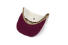 Clean White / Maroon Two Tone
    wool baseball cap indicator