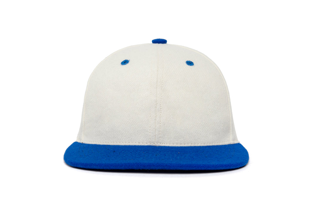 Clean White / Royal Two Tone wool baseball cap