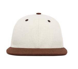 Clean White / Stout Two Tone wool baseball cap
