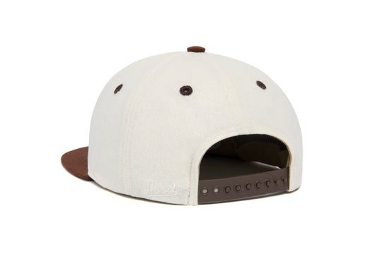Clean White / Stout Two Tone wool baseball cap