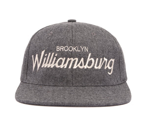Williamsburg wool baseball cap