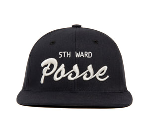 5th Ward Posse 3D Twill wool baseball cap