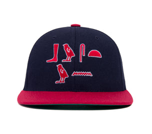 Boston Hieroglyphic wool baseball cap
