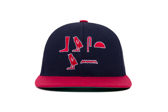 Boston Hieroglyphic wool baseball cap